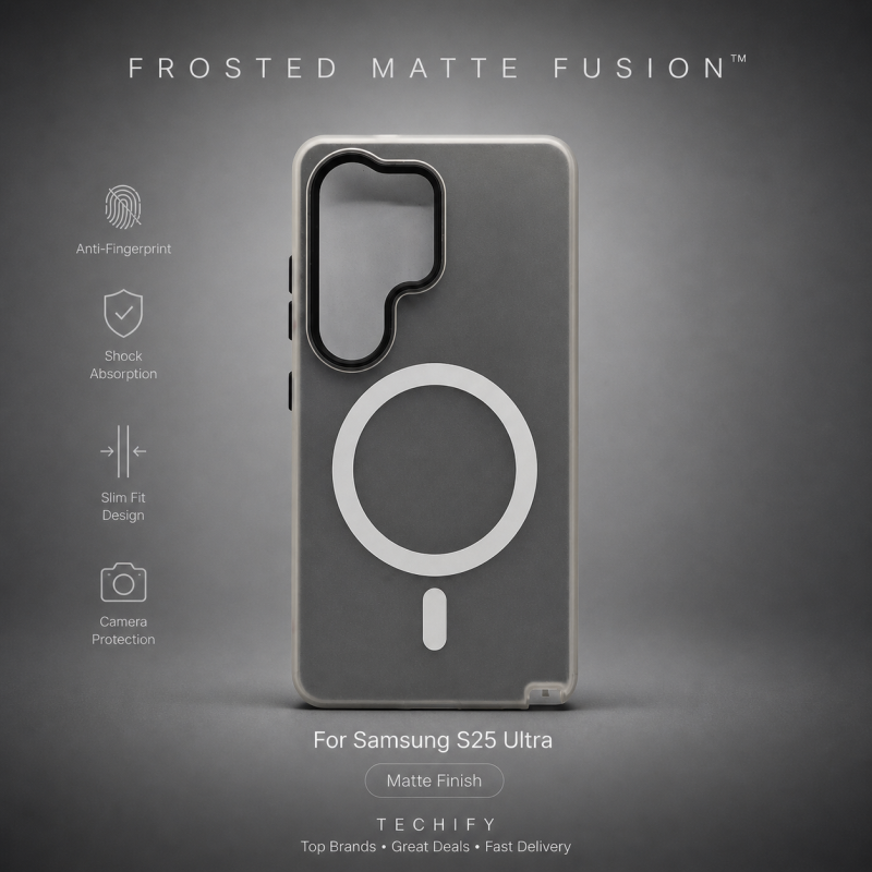 Samsung S25 Ultra Frosted Matte Fusion Phone Cover